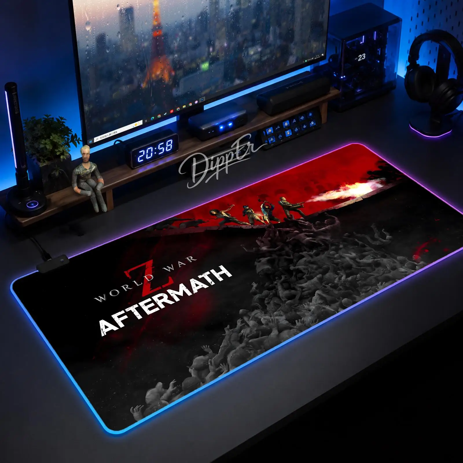 A-World War Z Mouse Pad Large Size LED Glowing Table Pad XXL Gaming Non-slip Rubber Mat With Backlight
A-World War Z Mouse Pad Large Size LED Glowing Table Pad XXL Gaming Non-slip Rubber Mat With Backlight