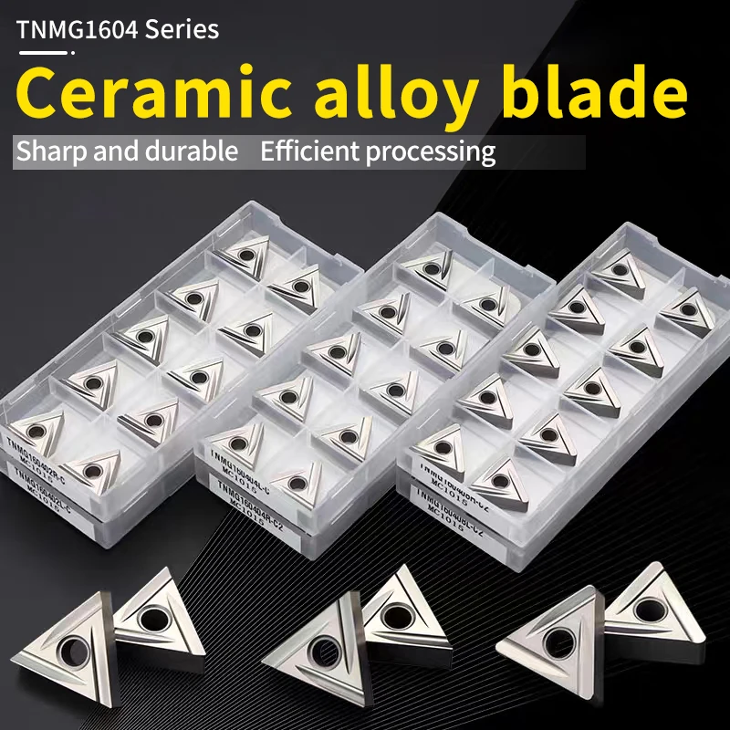 UFS TAP CNC lathe blade, triangular ceramic blade, tnmg160402 outer circular blade head, lathe stainless steel special blade
UFS TAP CNC lathe blade, triangular ceramic blade, tnmg160402 outer circular blade head, lathe stainless steel special blade