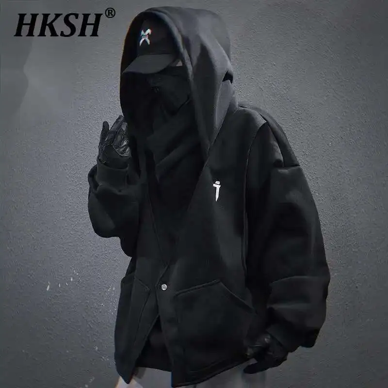 HKSH Heavy, новинка весны 2025 года, вышитая толстовка из двух предметов с высоким воротником, мужская свободная повседневная трендовая толстовка с воротником и сложенным воротником HK3822
HKSH Heavy, новинка весны 2025 года, вышитая толстовка из двух предметов с высоким воротником, мужская свободная повседневная трендовая толстовка с воротником и сложенным воротником HK3822