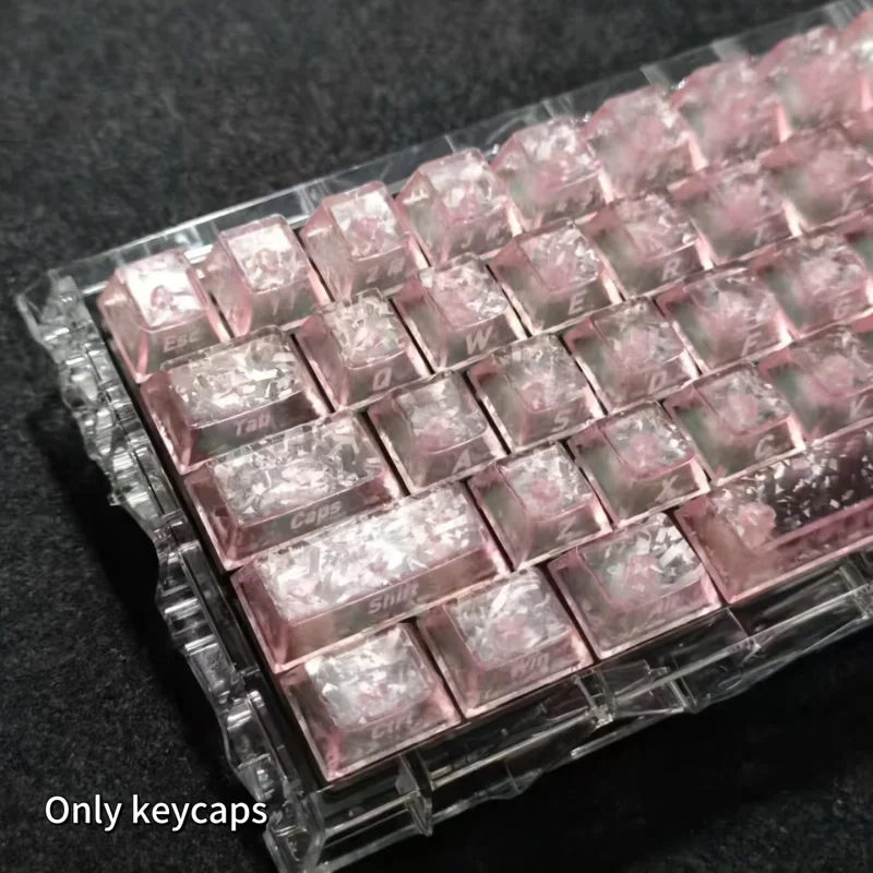 119Pink carbon fiber texture side-engraved keycaps,TonerpcMolded side engraving,Original factory height
119Pink carbon fiber texture side-engraved keycaps,TonerpcMolded side engraving,Original factory height