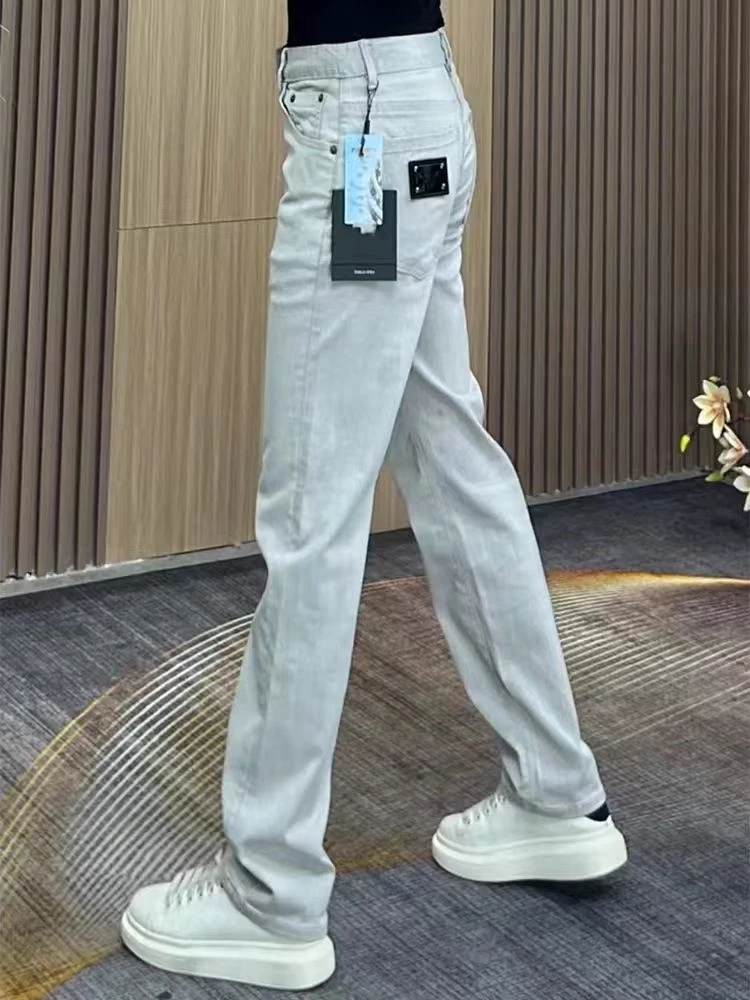 Весна 2024, мужские облегающие повседневные джинсы, белые прямые эластичные хлопковые эластичные джинсовые брюки Faion Urban Wear
Весна 2024, мужские облегающие повседневные джинсы, белые прямые эластичные хлопковые эластичные джинсовые брюки Faion Urban Wear