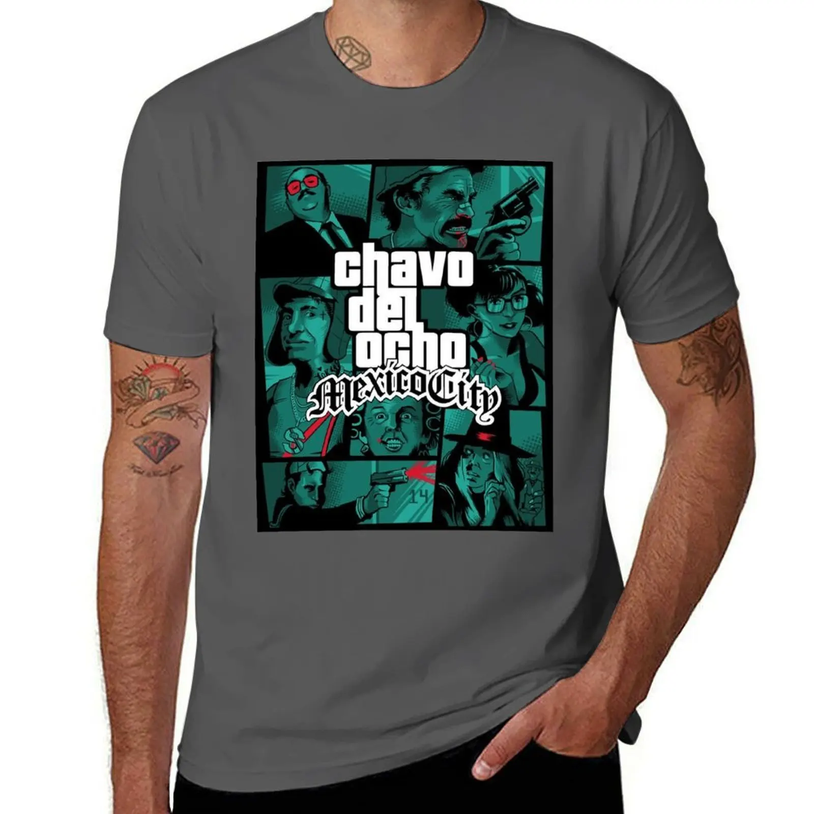 Chavo del Ocho: Mexico City T-Shirt Casual Basic Street Style T-Shirt
Chavo del Ocho: Mexico City T-Shirt Casual Basic Street Style T-Shirt