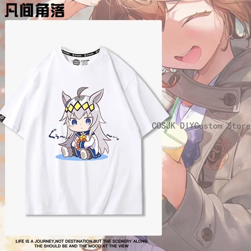 Anime Umamusume: Pretty Derby Oguri Cap Student T-shirt Summer Shirt Short Sleeves Man Girl Clothes Round Neck Tees Loose
Anime Umamusume: Pretty Derby Oguri Cap Student T-shirt Summer Shirt Short Sleeves Man Girl Clothes Round Neck Tees Loose