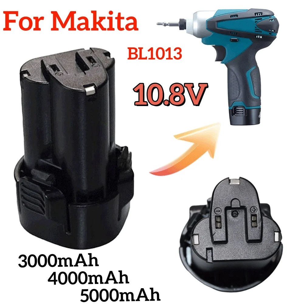 For Makita BL1013 BL1014 10.8V 12V Max 3000/4000/5000mAh Lithium Battery 194551-4 TD090D TD090DW LCT203W LCT204 194550-6 DF030D
For Makita BL1013 BL1014 10.8V 12V Max 3000/4000/5000mAh Lithium Battery 194551-4 TD090D TD090DW LCT203W LCT204 194550-6 DF030D
