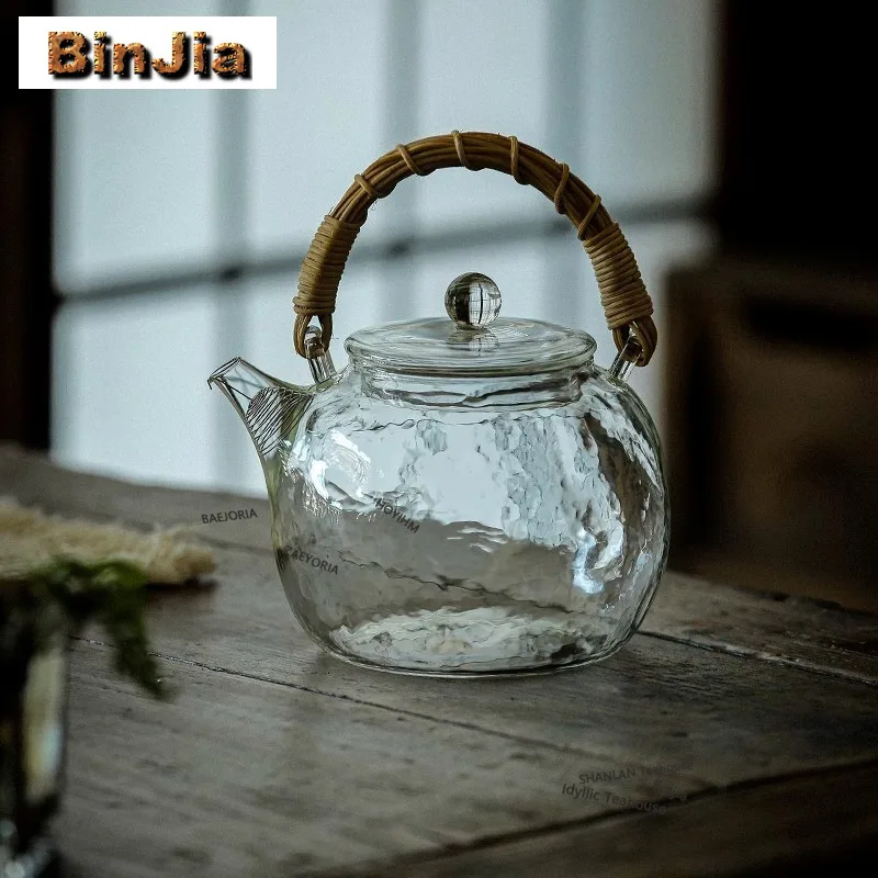 1000ml Japanese Hammer Pattern Glass Boiling Water Kettle Large Capacity Tea Brewing Pot Healthy Tea Kettle White Tea Teaset
1000ml Japanese Hammer Pattern Glass Boiling Water Kettle Large Capacity Tea Brewing Pot Healthy Tea Kettle White Tea Teaset