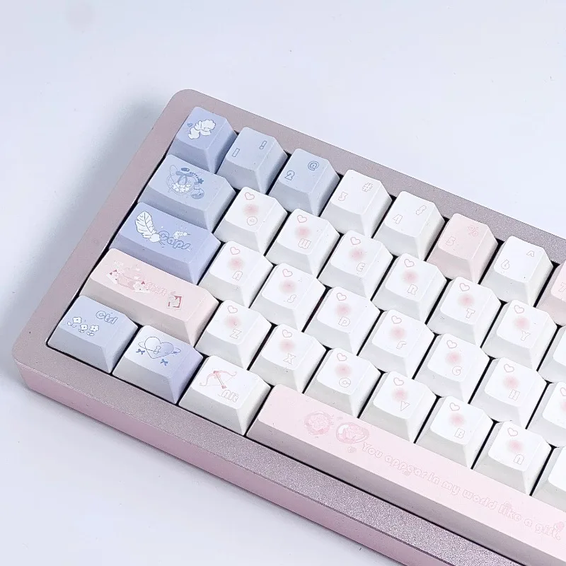 Original Cupid Theme Keycaps Set Pink PBT Five-side Cherry Profile Keycaps for Custom Mechanical Keyboard Accessory MX Switch
Original Cupid Theme Keycaps Set Pink PBT Five-side Cherry Profile Keycaps for Custom Mechanical Keyboard Accessory MX Switch