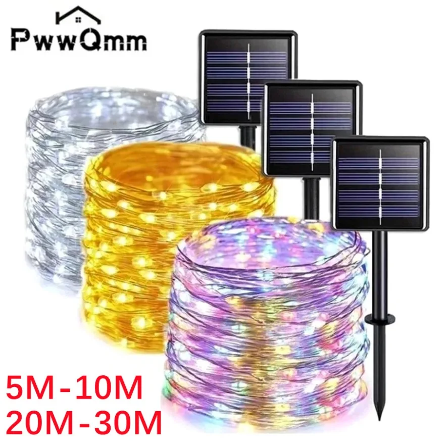 Outdoor Waterproof Fairy Garland Lights Solar String Lights LED String Lights 8 Modes Christmas Party Garden Patio Wedding Decor
Outdoor Waterproof Fairy Garland Lights Solar String Lights LED String Lights 8 Modes Christmas Party Garden Patio Wedding Decor