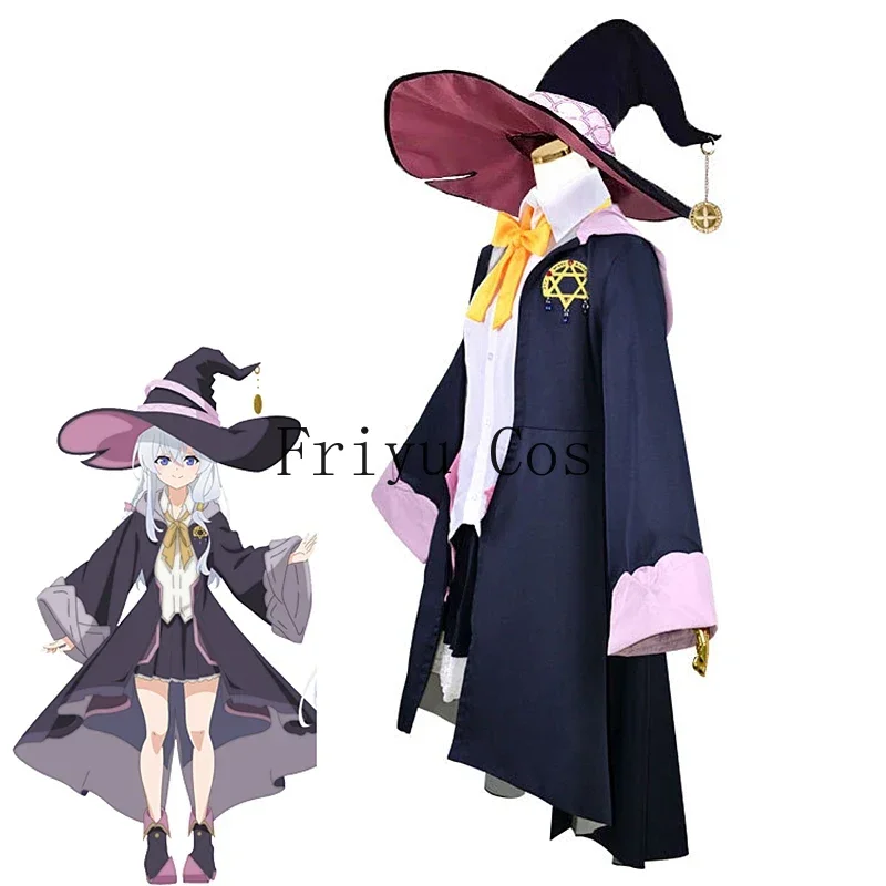 Anime Wandering Witch The Journey of Elaina Elaina Dress Cosplay Costumes Witch Uniform Set Hat Halloween Costume
Anime Wandering Witch The Journey of Elaina Elaina Dress Cosplay Costumes Witch Uniform Set Hat Halloween Costume