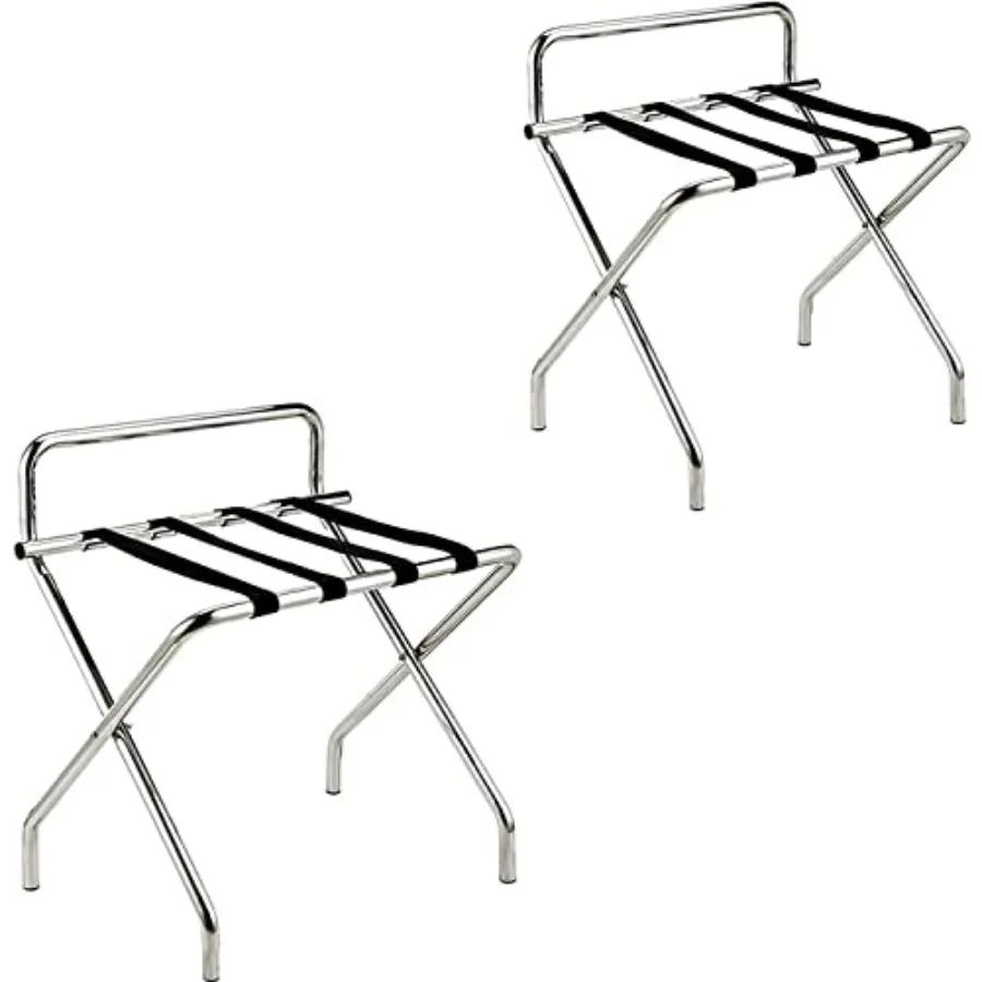Luggage Rack Suitcase Stand Set of 2 - Steel Folding Luggage Rack, Portable Folding Stool, Furniture Tray Rack, for Home Bedroo
Luggage Rack Suitcase Stand Set of 2 - Steel Folding Luggage Rack, Portable Folding Stool, Furniture Tray Rack, for Home Bedroo