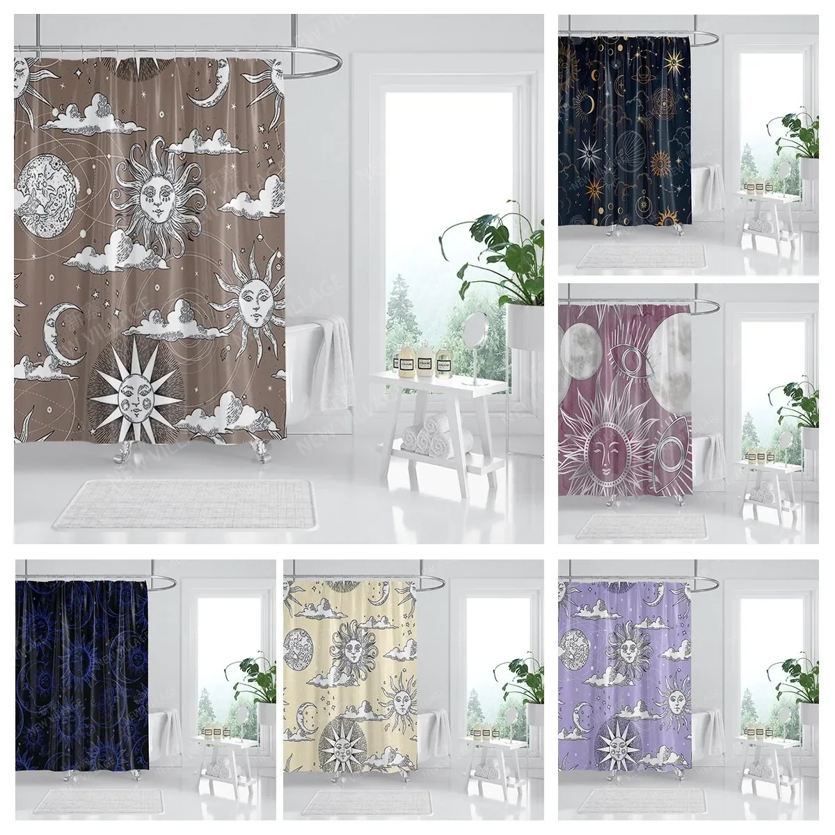 Водонепроницаемая тканевая занавеска для душа, занавеска для ванной комнаты 180x200, занавеска для душа 240*224, скандинавский декор в стиле бохо
Водонепроницаемая тканевая занавеска для душа, занавеска для ванной комнаты 180x200, занавеска для душа 240*224, скандинавский декор в стиле бохо