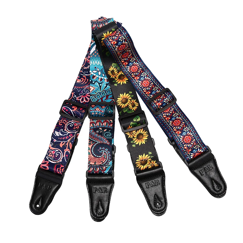 Sunflower Guitar Strap Electric Guitar Adjustable Guitar Accessories Leather Ends Upgraded High-end Instrument New
Sunflower Guitar Strap Electric Guitar Adjustable Guitar Accessories Leather Ends Upgraded High-end Instrument New