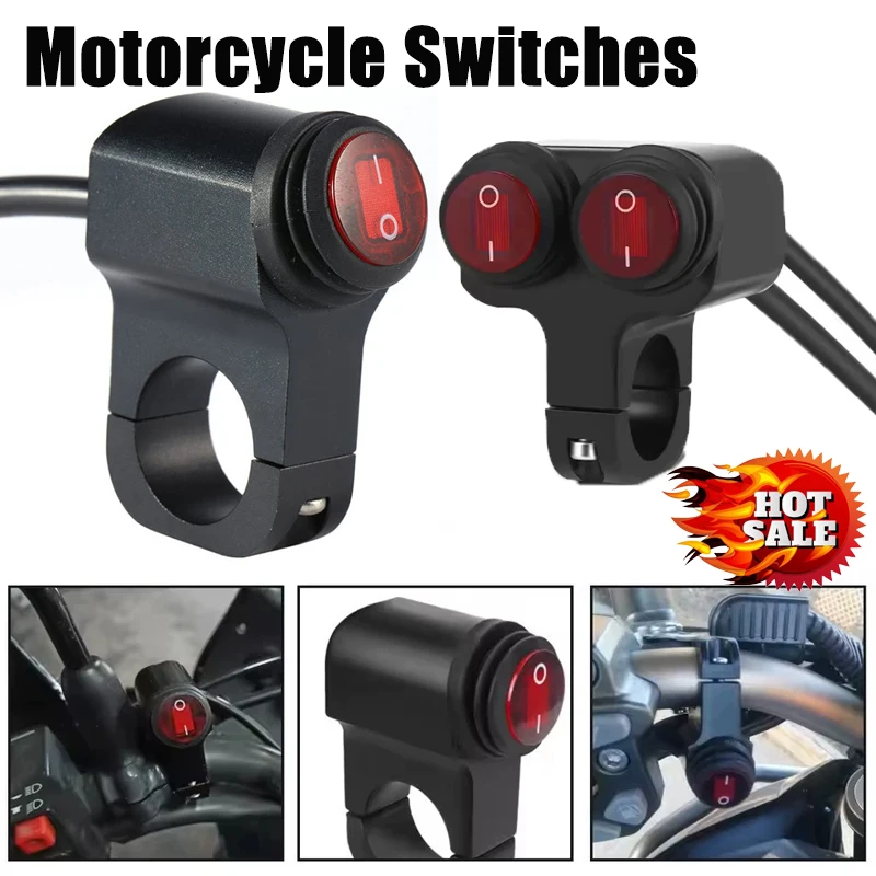 Universal Motorcycle 12V Aluminum Alloy Switch Dustproof Waterproof With Light Single/Double Combination Button Motorcycle Parts
Universal Motorcycle 12V Aluminum Alloy Switch Dustproof Waterproof With Light Single/Double Combination Button Motorcycle Parts