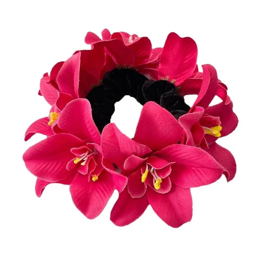 Hair Accessories Fashion Hair Bands Simulated Orchid Flower Floral Hair Ties Ponytail Holder Hawaiian Vacation
Hair Accessories Fashion Hair Bands Simulated Orchid Flower Floral Hair Ties Ponytail Holder Hawaiian Vacation