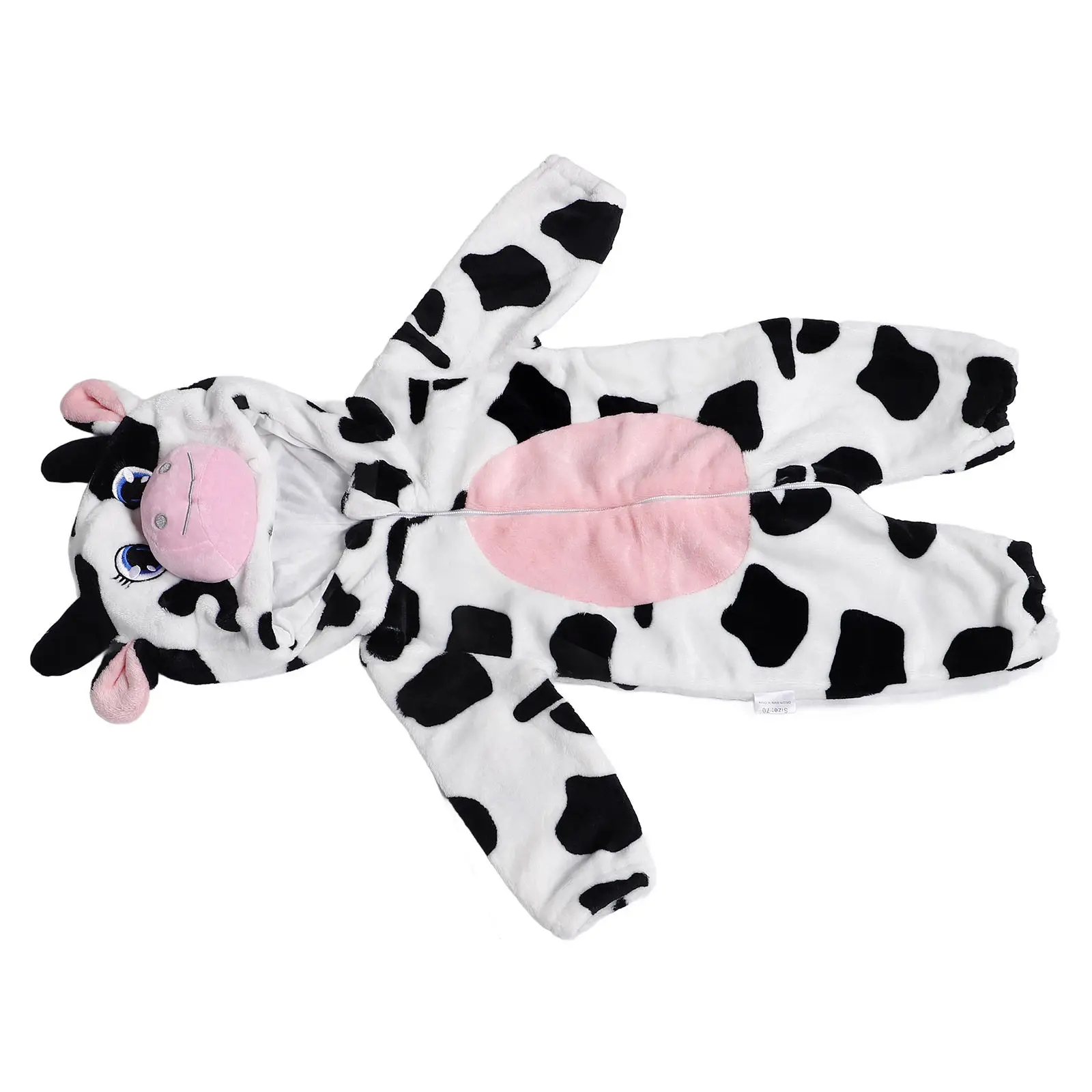 Cow Shaped Baby Romper Soft Flannel Infant Crawling Outfit Adorable Animal Costume for Halloween Party Performance Children's
Cow Shaped Baby Romper Soft Flannel Infant Crawling Outfit Adorable Animal Costume for Halloween Party Performance Children's