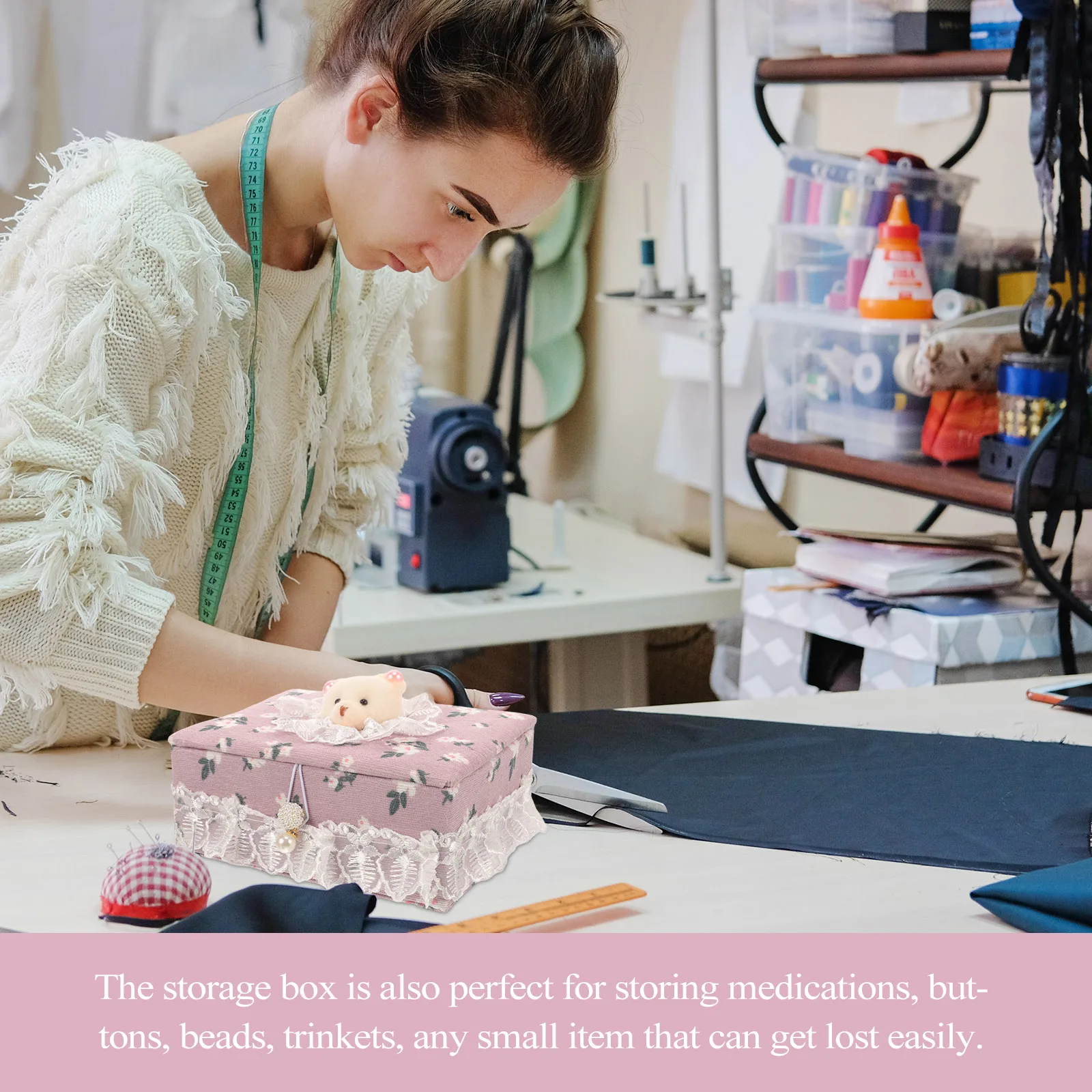 Delicate Pin Basket Cloth Sewing Pin Case for Needle Storage Portable Small Fabric Box for Buttons Beads Medications Craft
Delicate Pin Basket Cloth Sewing Pin Case for Needle Storage Portable Small Fabric Box for Buttons Beads Medications Craft