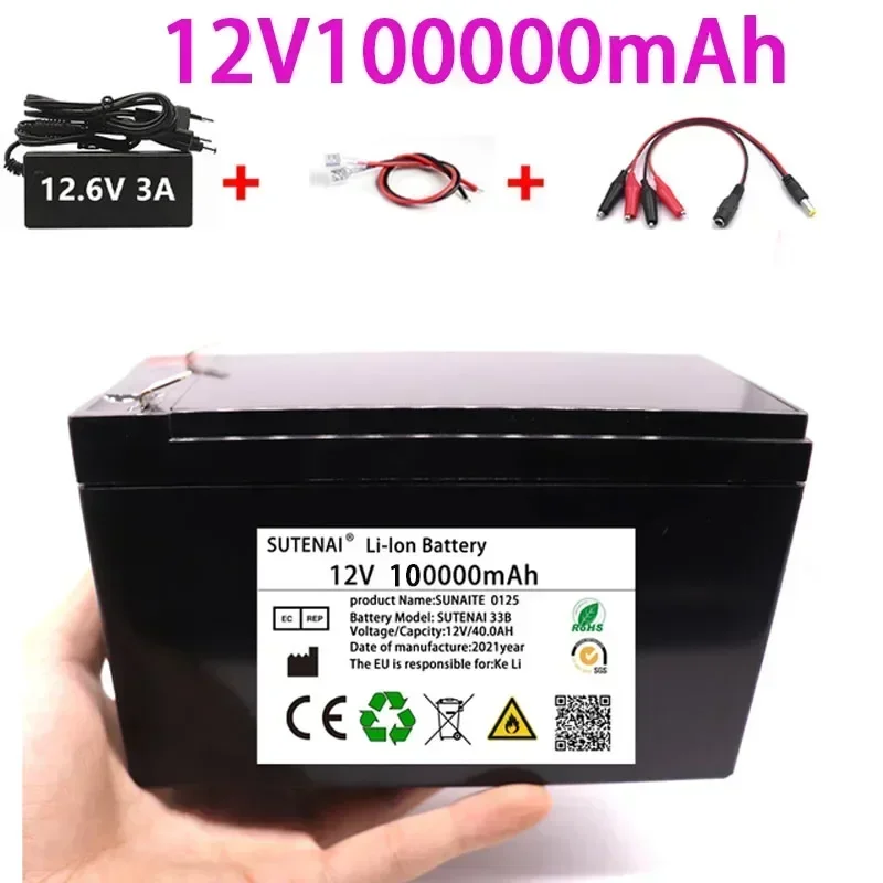New Li Ion 18650 Electric Vehicle Lithium Ion Battery Pack 3S 12V 50Ah 100Ah Built-in BMS 30A High Current Suitable For Sprayer
New Li Ion 18650 Electric Vehicle Lithium Ion Battery Pack 3S 12V 50Ah 100Ah Built-in BMS 30A High Current Suitable For Sprayer