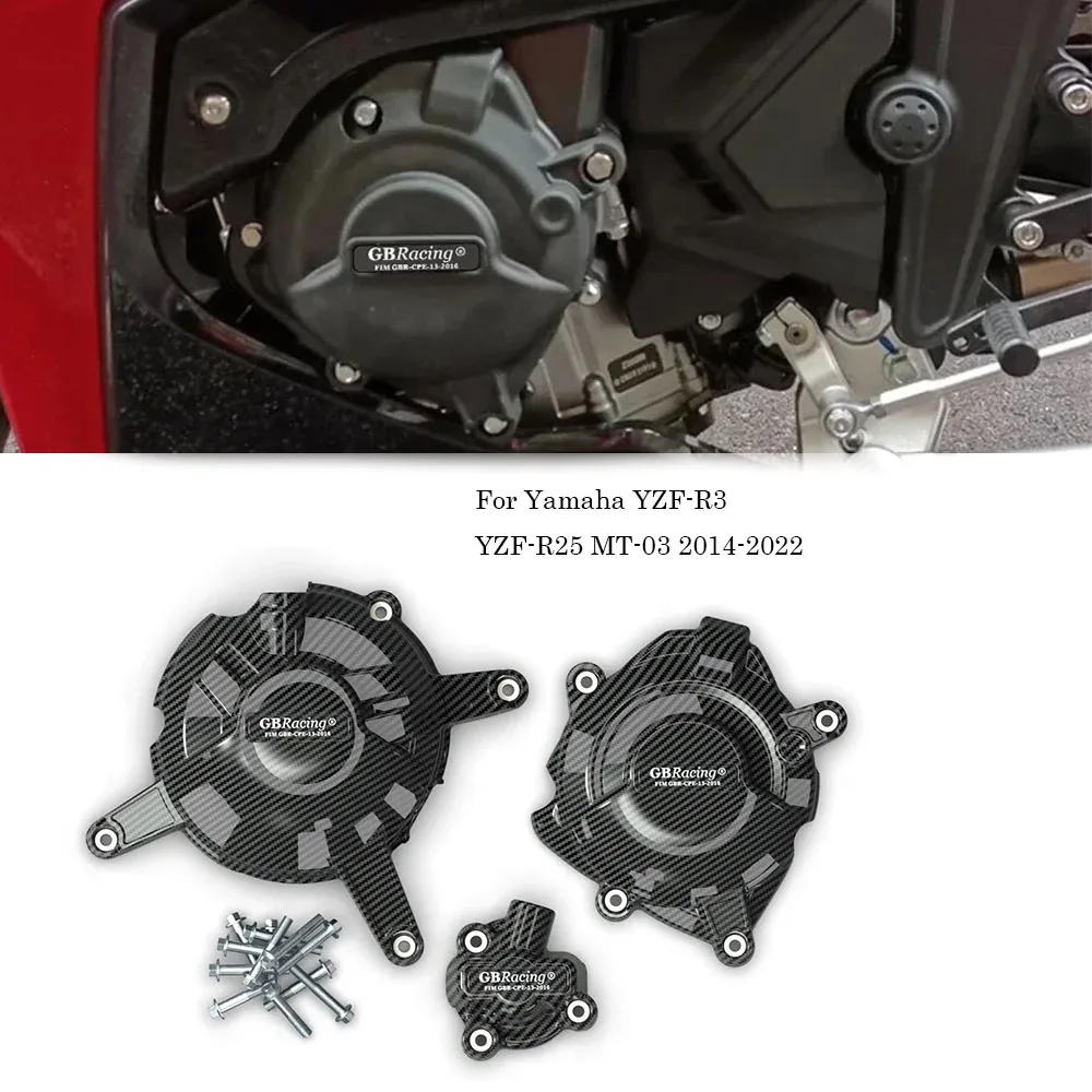 Motorcycles Engine Covers Protectors For Yamaha YZF-R3 YZF-R25 MT-03 2014-2022 For GB Racing Protection Set Case
Motorcycles Engine Covers Protectors For Yamaha YZF-R3 YZF-R25 MT-03 2014-2022 For GB Racing Protection Set Case