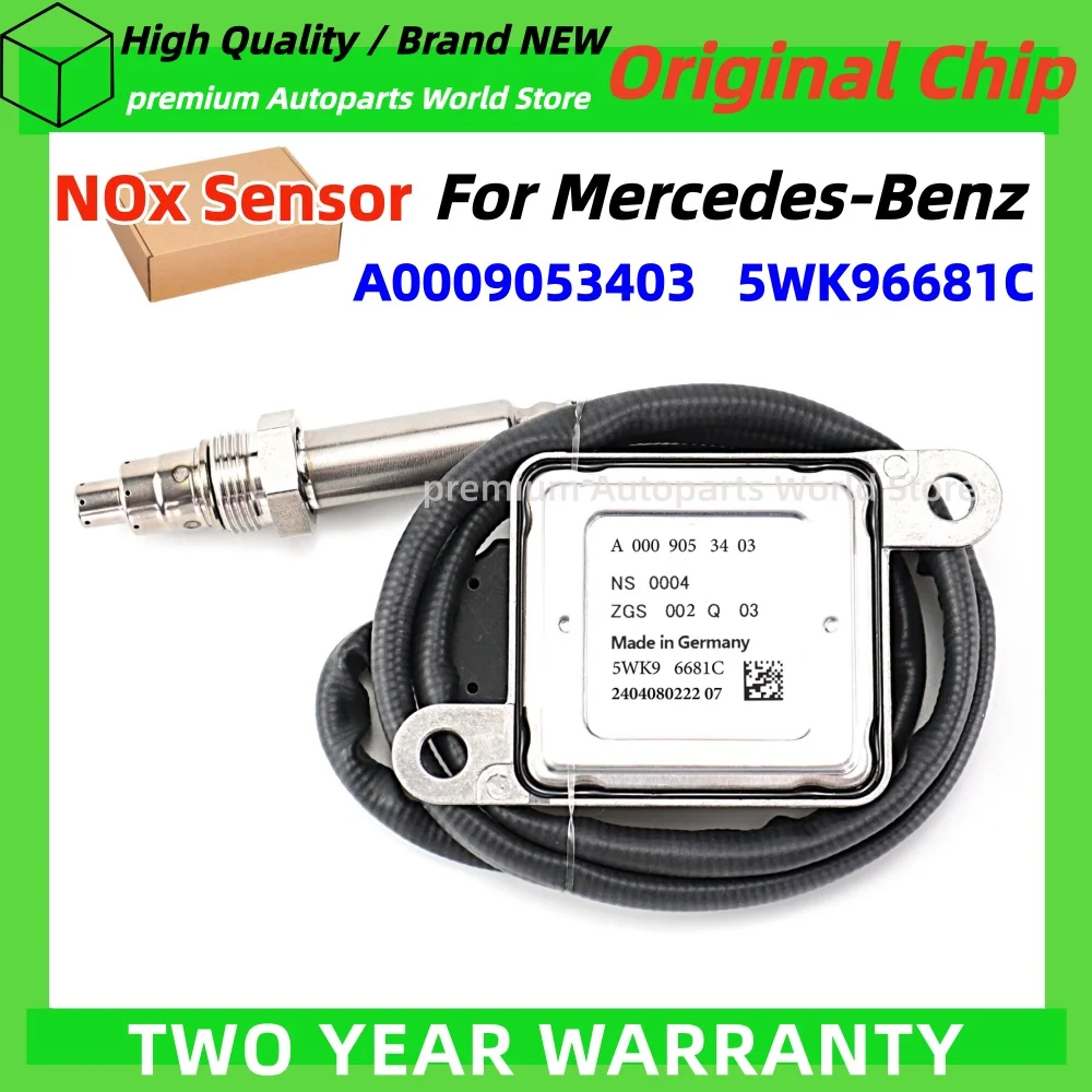 A0009053403 5WK96681C Original New Nitrogen Oxygen NOx Sensor 12V For Mercedes-Benz W166 W172 W205 W221 W251 W212 W207 W906 ML25
A0009053403 5WK96681C Original New Nitrogen Oxygen NOx Sensor 12V For Mercedes-Benz W166 W172 W205 W221 W251 W212 W207 W906 ML25