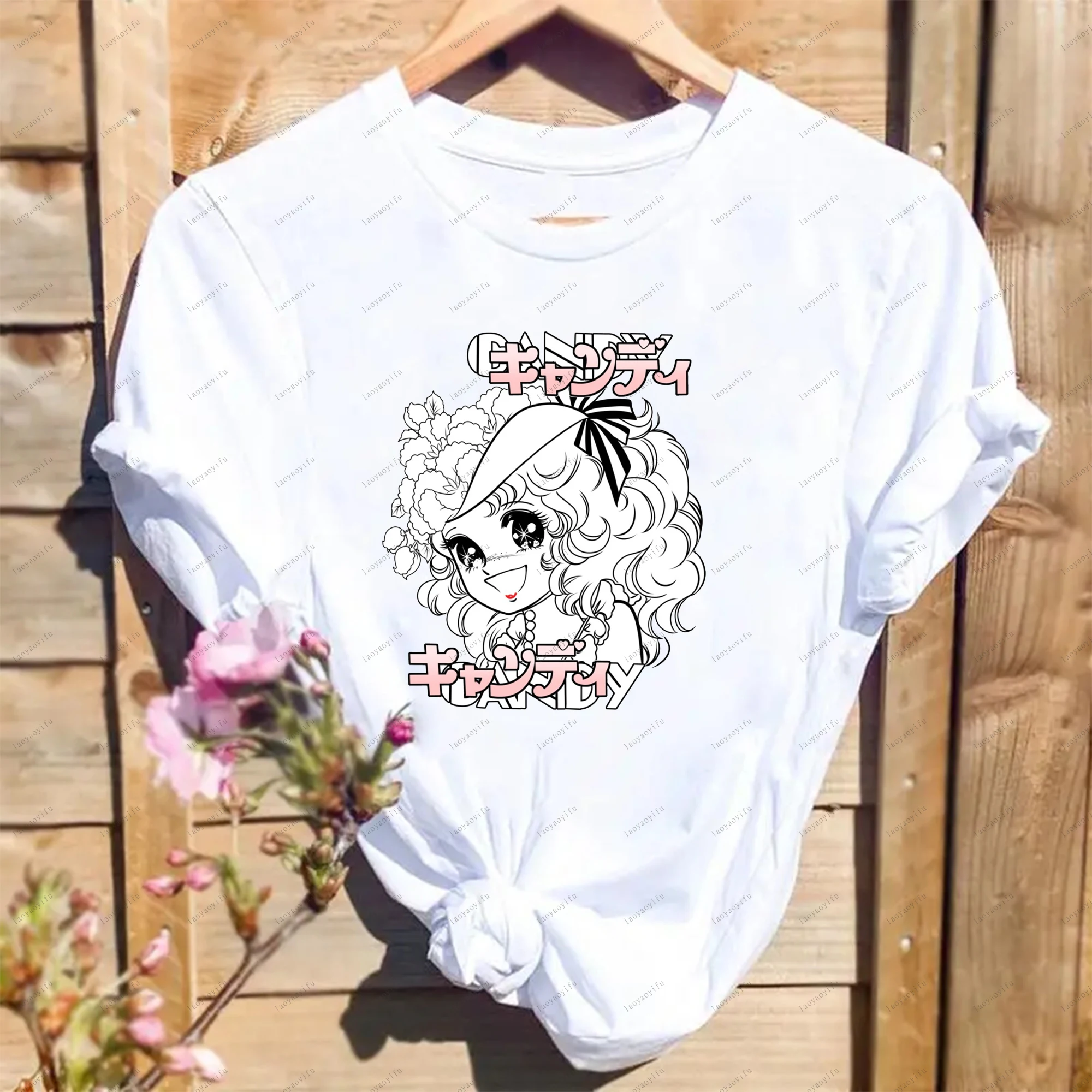 Kawaii Anime Candy Candy T-shirt Women Summer Short Sleeve Printed Harajuku T Shirt Graphic Tops Tee Female Cute Black T-shirt
Kawaii Anime Candy Candy T-shirt Women Summer Short Sleeve Printed Harajuku T Shirt Graphic Tops Tee Female Cute Black T-shirt