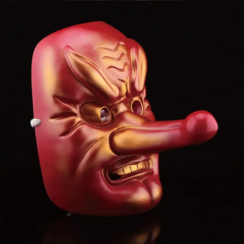 Высококачественная ретро-маскарадная маска для косплея на Хэллоуин, 3D маска самурая Тинг, экологически чистая смола hjk.5 
Высококачественная ретро-маскарадная маска для косплея на Хэллоуин, 3D маска самурая Тинг, экологически чистая смола hjk.5