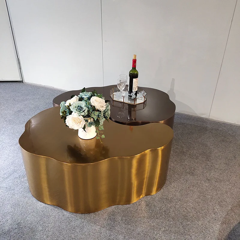 Журнальный столик современного искусства из нержавеющей стали, популярный креативный журнальный столик, светильник, роскошная мебель для гостиной Jamuan Minum Teh YS40CC
Журнальный столик современного искусства из нержавеющей стали, популярный креативный журнальный столик, светильник, роскошная мебель для гостиной Jamuan Minum Teh YS40CC