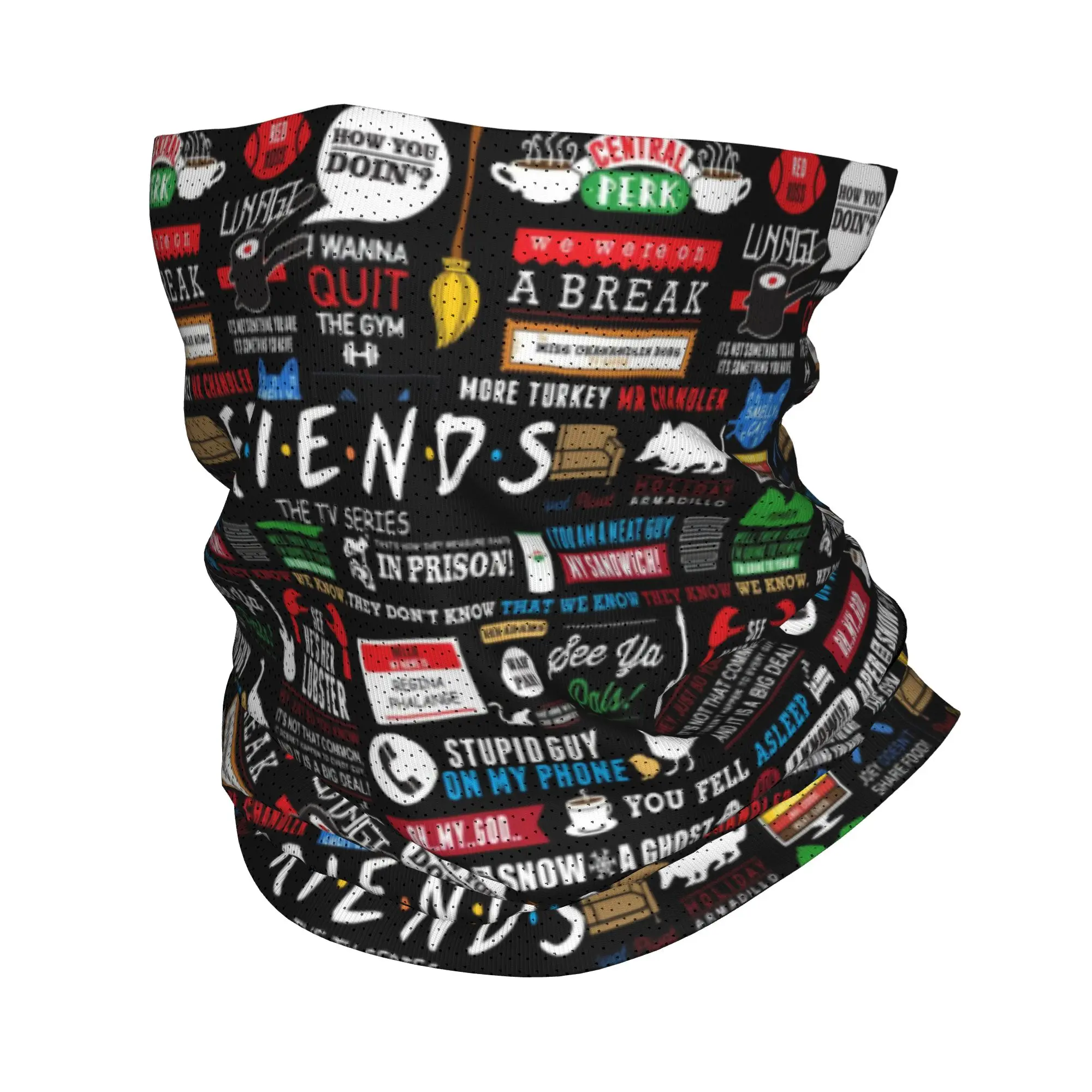 Custom Funny TV Show Friends Collage Bandana Neck Gaiter Windproof Face Scarf Cover Men Women Headwear Tube Balaclava
Custom Funny TV Show Friends Collage Bandana Neck Gaiter Windproof Face Scarf Cover Men Women Headwear Tube Balaclava