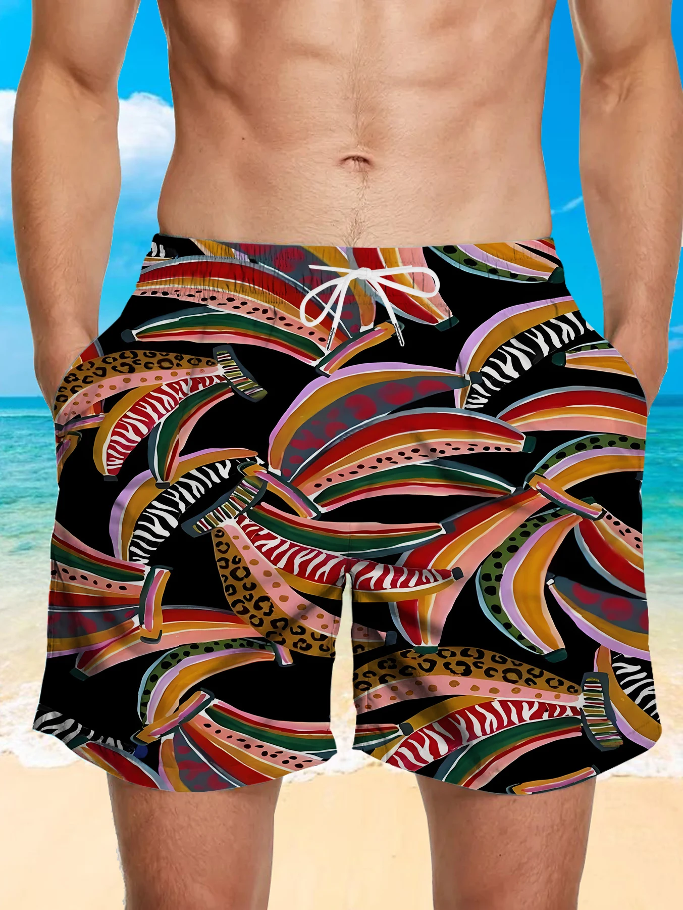 Thin Section Quick Dry Polyester Shorts Men Full Digital Print Outdoor Beach Pants
Thin Section Quick Dry Polyester Shorts Men Full Digital Print Outdoor Beach Pants