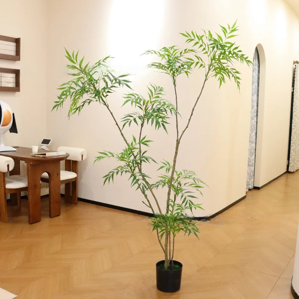 180CM Artificial Mahonia Fortunei Tree Realistic Fake Plants w/ Planter Faux Floor Plant For Home Office Living Room Decoration
180CM Artificial Mahonia Fortunei Tree Realistic Fake Plants w/ Planter Faux Floor Plant For Home Office Living Room Decoration