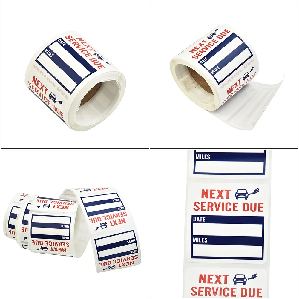 Oil Change Stickers Pack Service Sticker Stickers 150pcs/roll 2*2inch Clear Brand New Durbale High Quality Hot Sale
Oil Change Stickers Pack Service Sticker Stickers 150pcs/roll 2*2inch Clear Brand New Durbale High Quality Hot Sale
