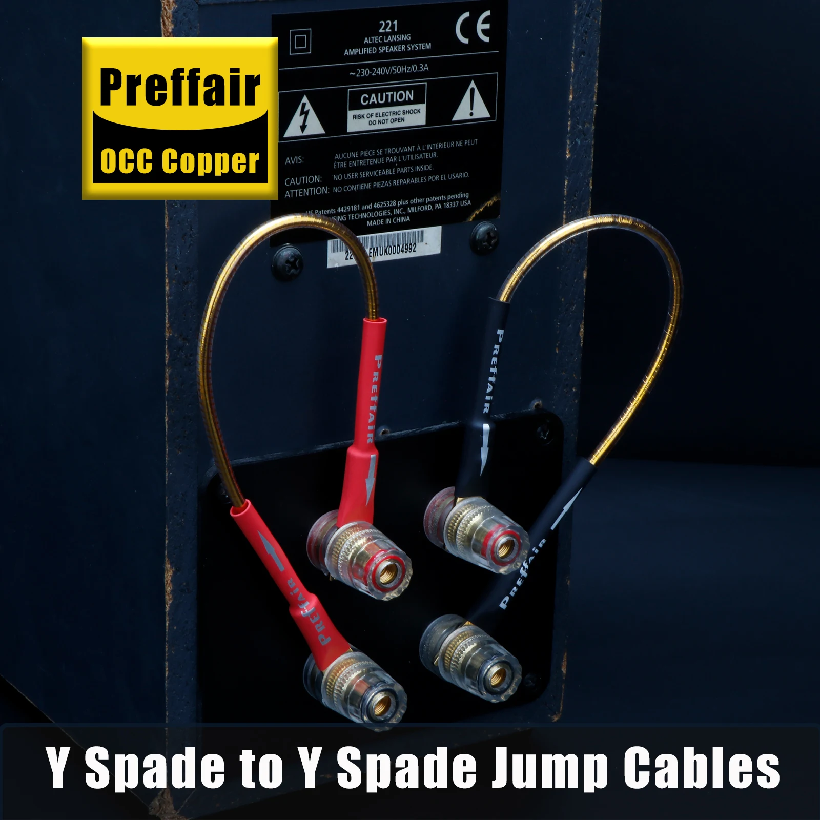 Preffair 4pcs HIFI Speaker Jumper Audio Cable OCC Bridge Cable Y to Y and banana to banana Plug speaker jumper cable
Preffair 4pcs HIFI Speaker Jumper Audio Cable OCC Bridge Cable Y to Y and banana to banana Plug speaker jumper cable