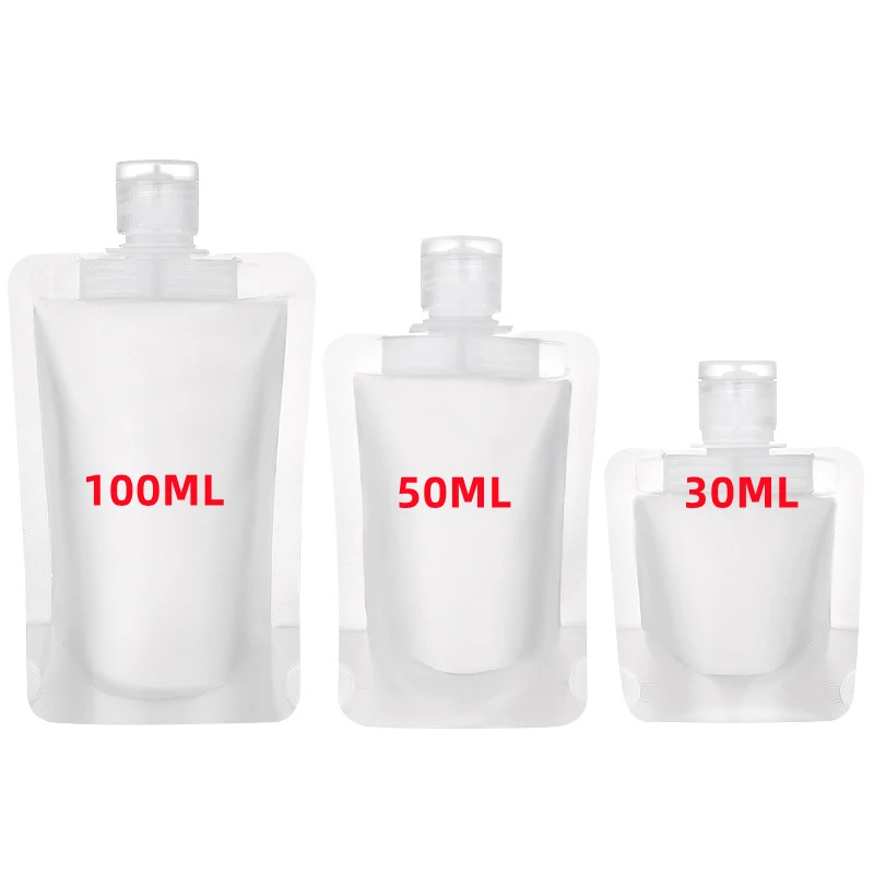 10pcs 30/50/100ml Refillable Packaging Bags Travel Essentials Cosmetics Shampoo Shower Gel Portable Bags Makeup Fluid Storage Ba
10pcs 30/50/100ml Refillable Packaging Bags Travel Essentials Cosmetics Shampoo Shower Gel Portable Bags Makeup Fluid Storage Ba