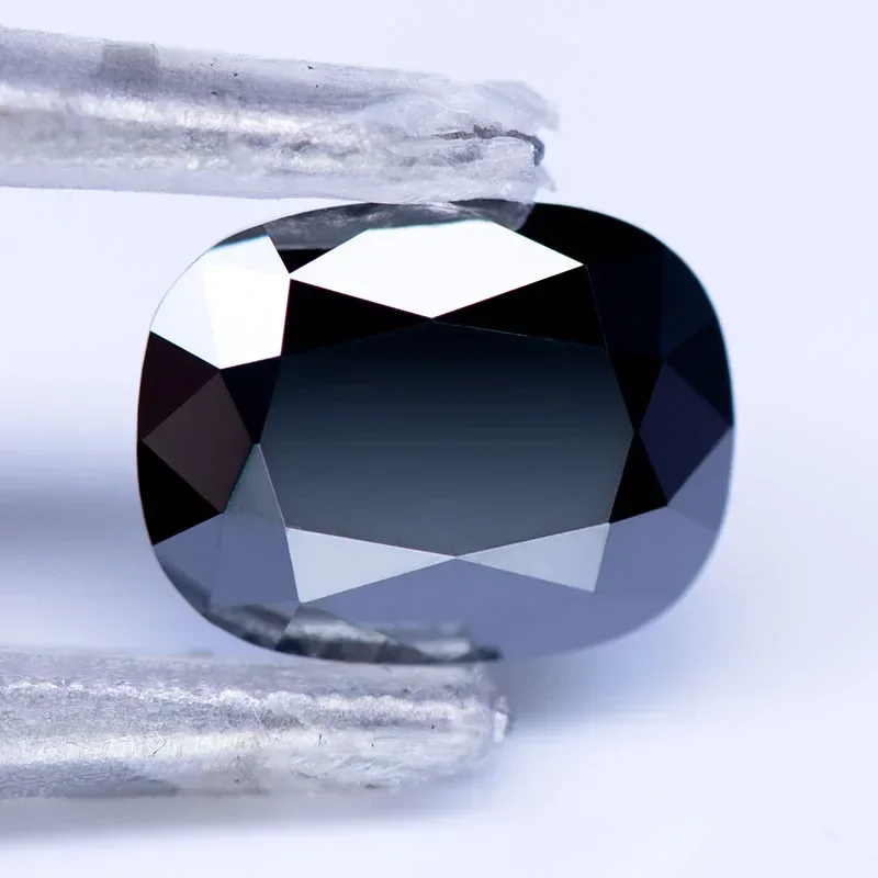 NEW Moissanite Stone Black Natural Color Cushion Cut Gemstone Lab Grow Diamond for DIY Charms Jewelry Making with GRA Certificat
NEW Moissanite Stone Black Natural Color Cushion Cut Gemstone Lab Grow Diamond for DIY Charms Jewelry Making with GRA Certificat