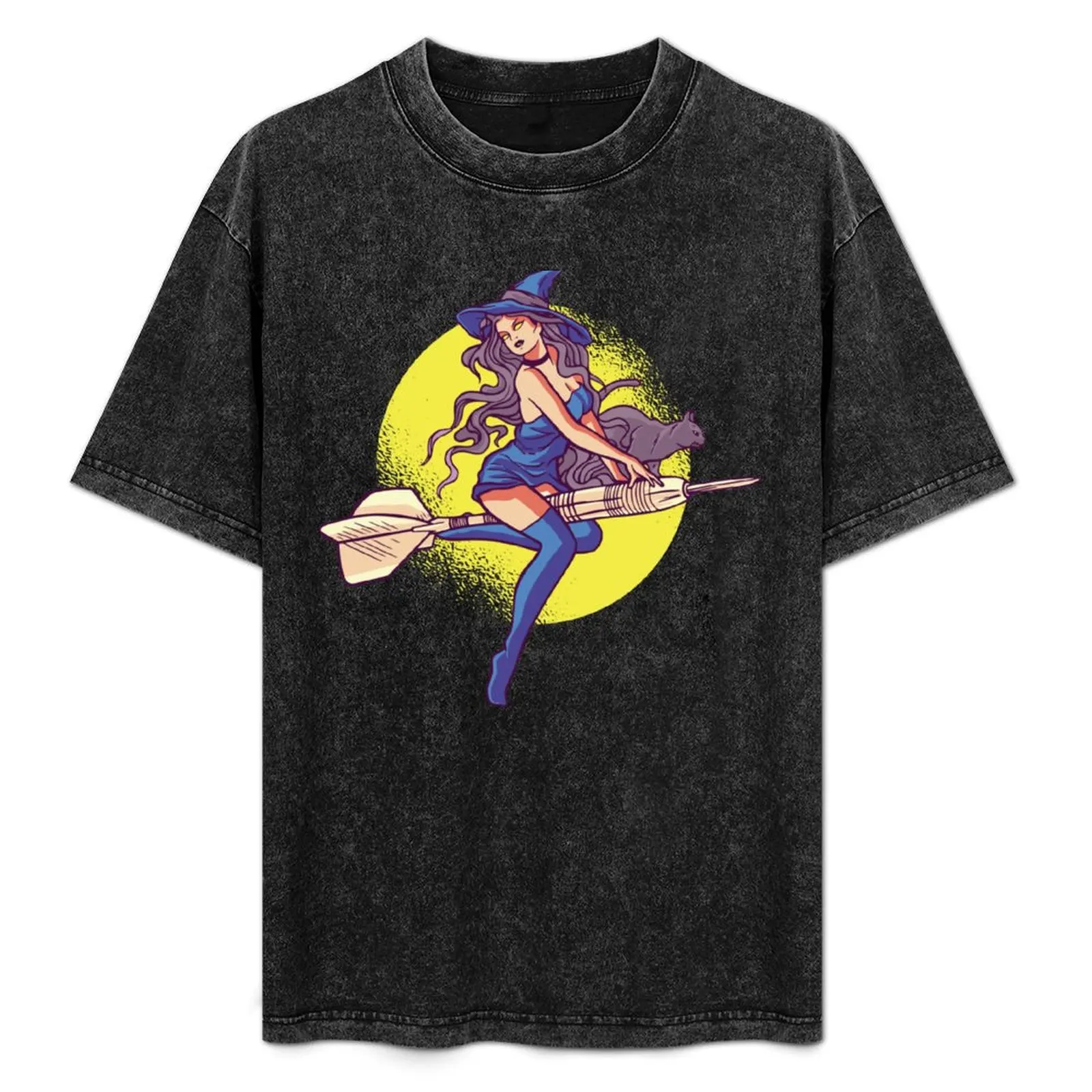 DARTS WITCH T-Shirt Simple Line Art Print Tee
DARTS WITCH T-Shirt Simple Line Art Print Tee