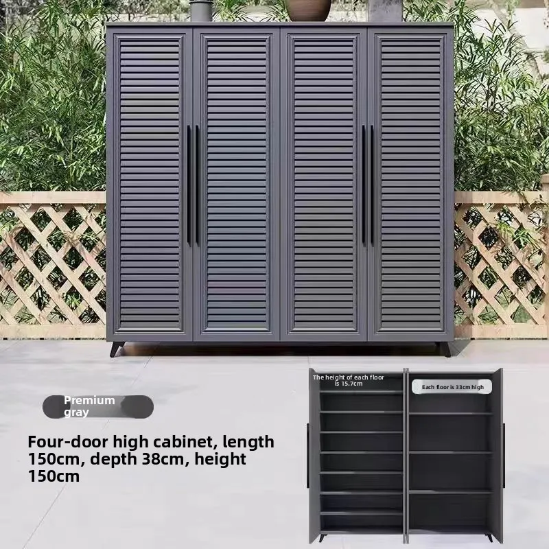 Шкаф для хранения из алюминиевого сплава. Уличный водонепроницаемый и солнцезащитный крем. Многофункциональный шкаф для обуви. Садовый шкаф для хранения.
Шкаф для хранения из алюминиевого сплава. Уличный водонепроницаемый и солнцезащитный крем. Многофункциональный шкаф для обуви. Садовый шкаф для хранения.