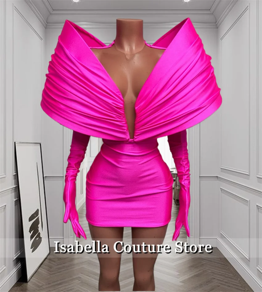 Stunning New Arrival Hot Pink Prom Gown For Black Girls With Two Gloves Birthday Party Cocktail Dresses Robe De Bal Customized
Stunning New Arrival Hot Pink Prom Gown For Black Girls With Two Gloves Birthday Party Cocktail Dresses Robe De Bal Customized