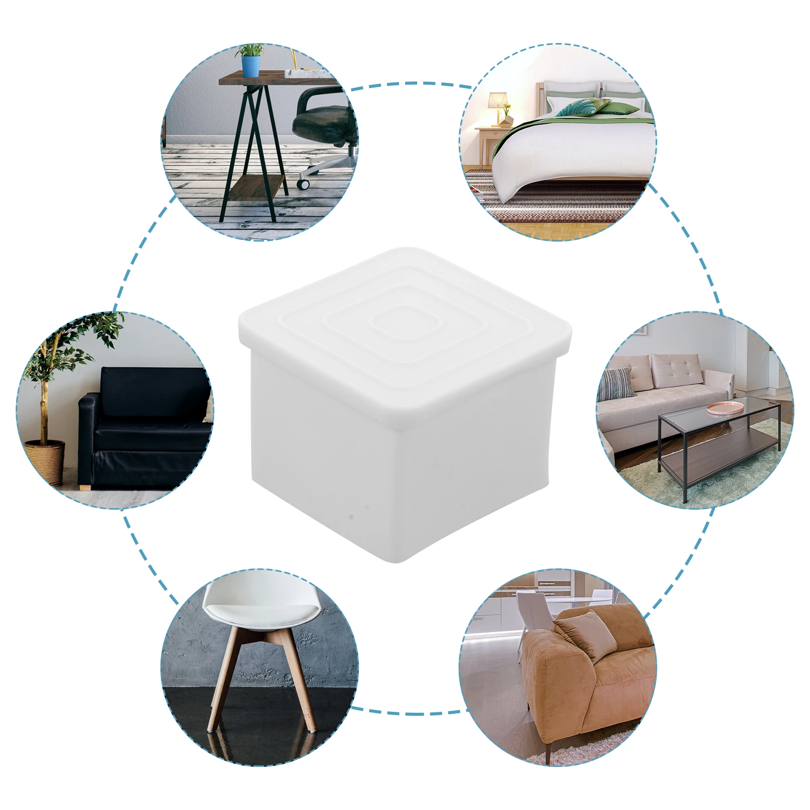 20pcs Chair Leg Protectors Table Feet Cover Furniture Floor Protector PVC Caps 30x30 Square White Non Slip Waterproof Hardwood
20pcs Chair Leg Protectors Table Feet Cover Furniture Floor Protector PVC Caps 30x30 Square White Non Slip Waterproof Hardwood