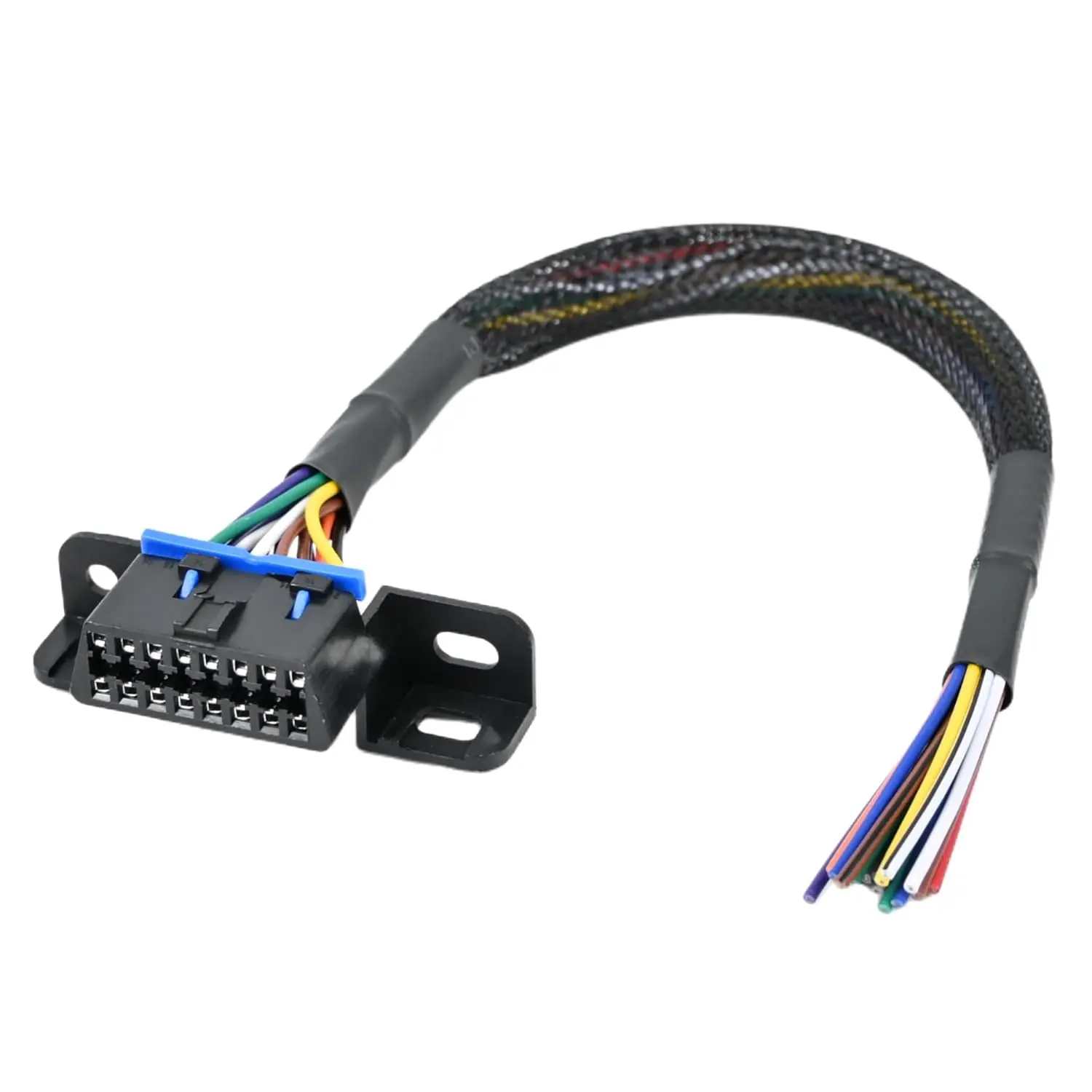 16 Pin J1962F OBD2 Female Connector to Open Cable OBDII Dash Port Pigtail Fixed Wire Harness Fixed Harness DIY 12" / 30 cm
16 Pin J1962F OBD2 Female Connector to Open Cable OBDII Dash Port Pigtail Fixed Wire Harness Fixed Harness DIY 12" / 30 cm