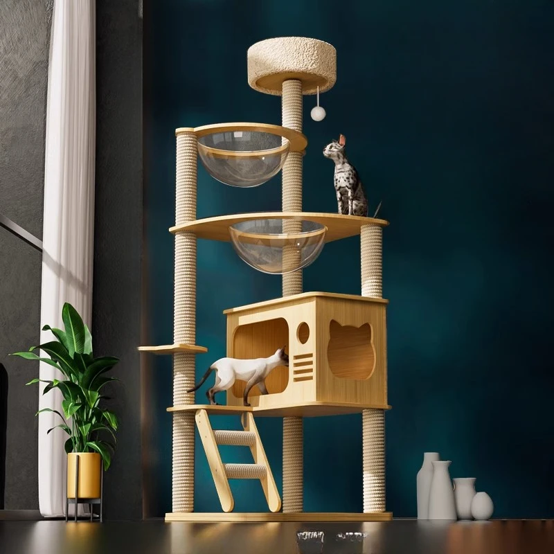 Accessories Climbing Cat Scrapers Wooden High Luxury Space Saving Toys Cat Scrapers Nest Drapak Dla Kota Cat Supplies MR50CS
Accessories Climbing Cat Scrapers Wooden High Luxury Space Saving Toys Cat Scrapers Nest Drapak Dla Kota Cat Supplies MR50CS