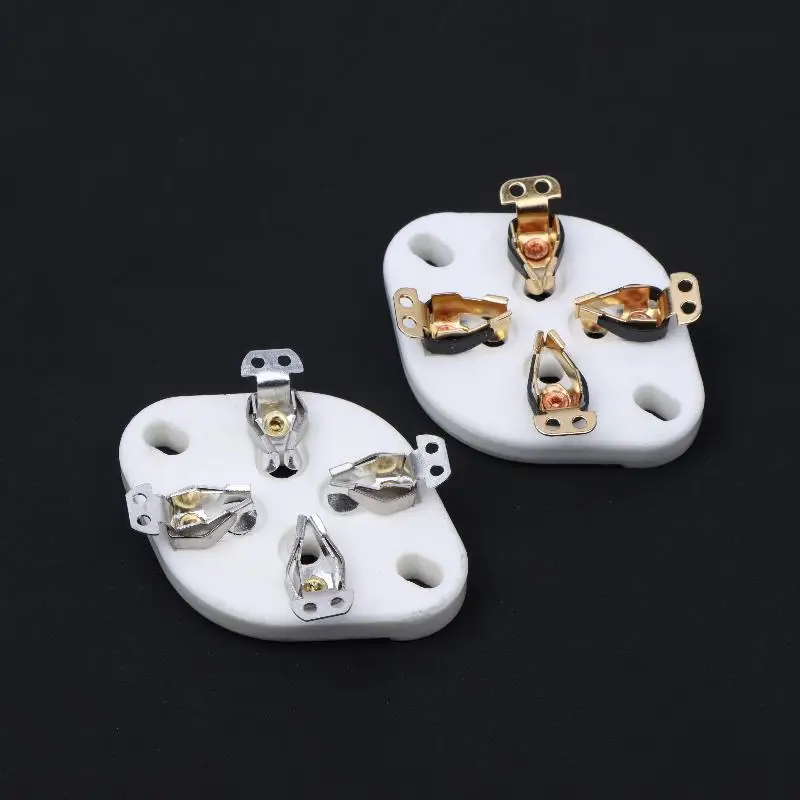 4Pin Ceramic Tube Socket For 300B 811A 572B Panel Chassis Mount Hifi Audio Vintage Tube Amplifier DIY Accessories
4Pin Ceramic Tube Socket For 300B 811A 572B Panel Chassis Mount Hifi Audio Vintage Tube Amplifier DIY Accessories