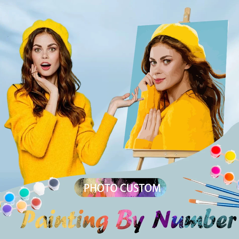 CHENISTORY Photo Custom Coloring By Numbers Figure Acrylic Handiwork Color Canvas Wall Art Painting By Numbers For Adult Kits
CHENISTORY Photo Custom Coloring By Numbers Figure Acrylic Handiwork Color Canvas Wall Art Painting By Numbers For Adult Kits