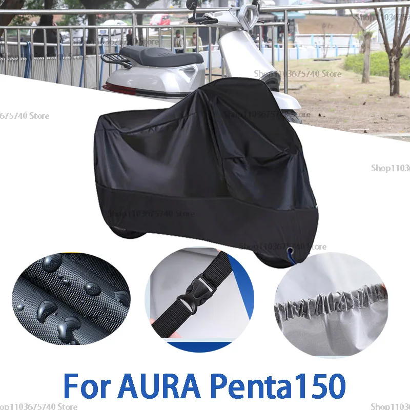 Полные чехлы для мотоцикла AURA Penta150, автомобильные чехлы на открытом воздухе, защита от солнца, пыли, без ушей, утолщенные оксфордские чехлы, аксессуары
Полные чехлы для мотоцикла AURA Penta150, автомобильные чехлы на открытом воздухе, защита от солнца, пыли, без ушей, утолщенные оксфордские чехлы, аксессуары