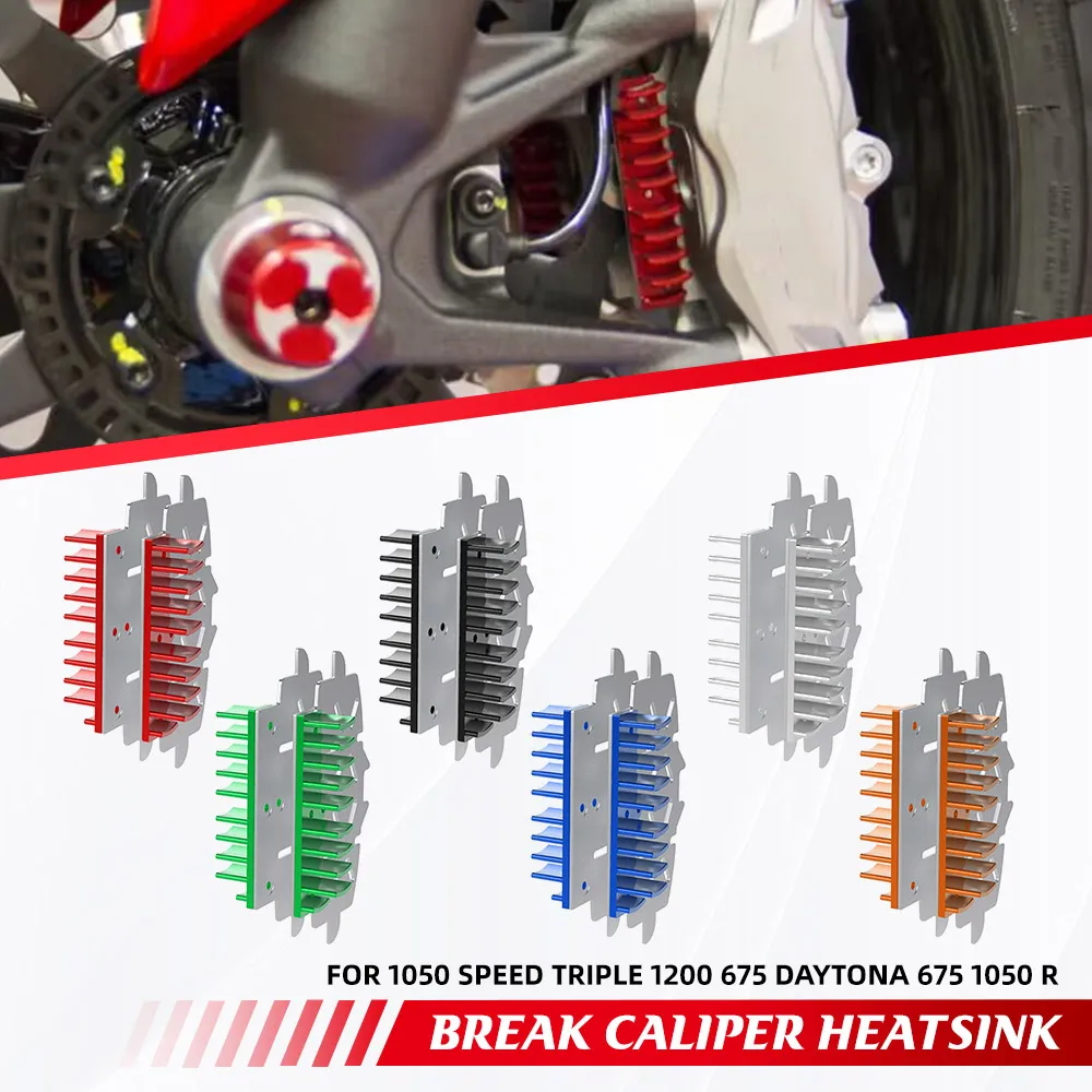 FOR 1050 SPEED TRIPLE 1200 675 DAYTONA 675 1050 R Motorcycle Accessories Break Caliper Heat Sink Break Plate Radiator
FOR 1050 SPEED TRIPLE 1200 675 DAYTONA 675 1050 R Motorcycle Accessories Break Caliper Heat Sink Break Plate Radiator
