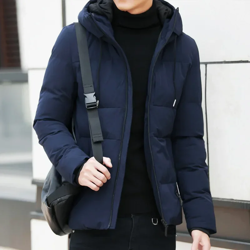 Fashionable Cotton Clothes Korean Style Male Model Winter New Hooded Men's Cotton Jacket Thickened Warm Casual Outerwear
Fashionable Cotton Clothes Korean Style Male Model Winter New Hooded Men's Cotton Jacket Thickened Warm Casual Outerwear