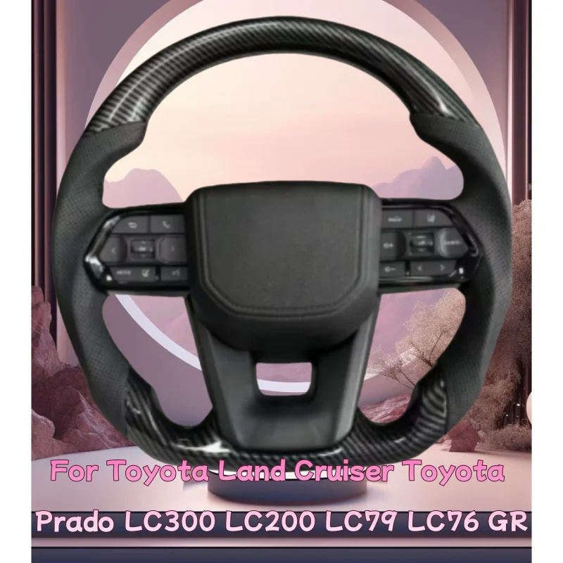 Car Steering Wheel Custom Made Leather For Toyota Land Cruiser Toyota Prado LC300 LC200 LC79 LC76 GR Car Interior Accessories
Car Steering Wheel Custom Made Leather For Toyota Land Cruiser Toyota Prado LC300 LC200 LC79 LC76 GR Car Interior Accessories
