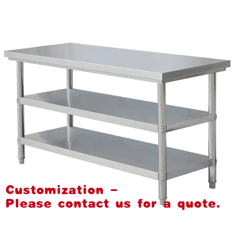 Customize.Thickened 304 Stainless Steel Workbench Hotel Kitchen Counter Baking Kneading Cutting Vegetable Packing Table Storage
Customize.Thickened 304 Stainless Steel Workbench Hotel Kitchen Counter Baking Kneading Cutting Vegetable Packing Table Storage