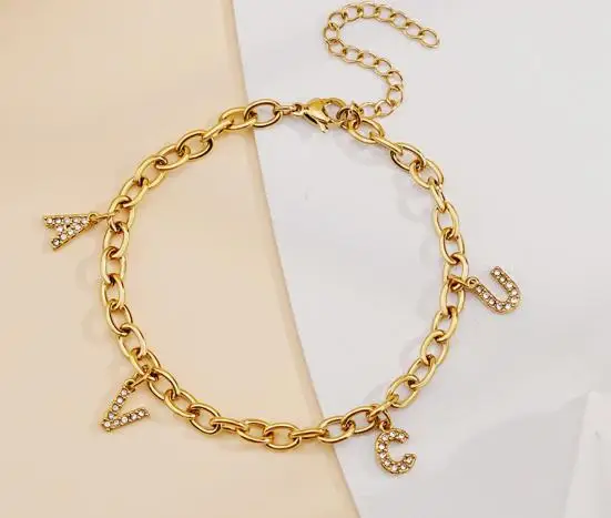 Zciti Personalized Name Bracelet Crystal Shining Stone Letter Stainless Steel Jewelry Give Your Loved One Holiday Gift
Zciti Personalized Name Bracelet Crystal Shining Stone Letter Stainless Steel Jewelry Give Your Loved One Holiday Gift