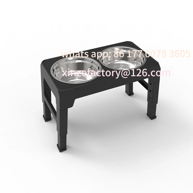 Customizable Elevated Dog Feeder Bowls Adjustable Raised Stand with Double Stainless Steel Food Water Bowls Small Medium
Customizable Elevated Dog Feeder Bowls Adjustable Raised Stand with Double Stainless Steel Food Water Bowls Small Medium