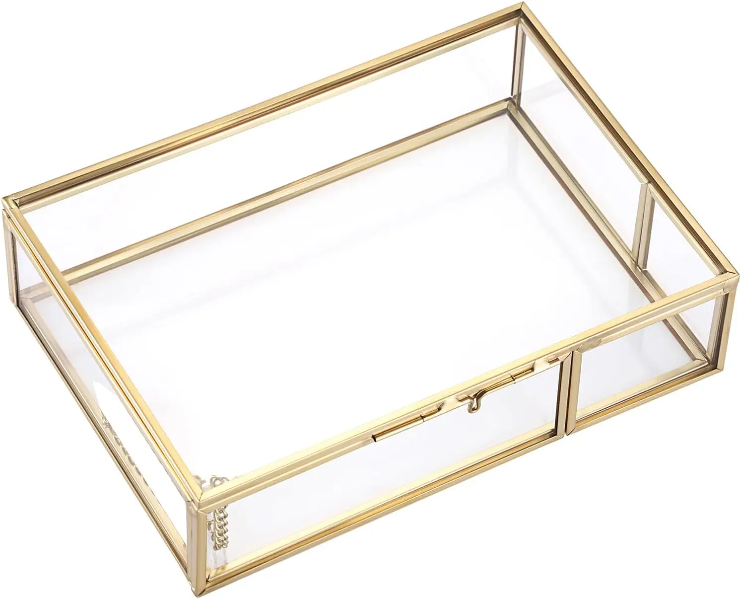 Gold Glass Photo Box, Vintage Photo Storage Organizer, Trinket Jewelry Display Case Home Decor, Small
Gold Glass Photo Box, Vintage Photo Storage Organizer, Trinket Jewelry Display Case Home Decor, Small