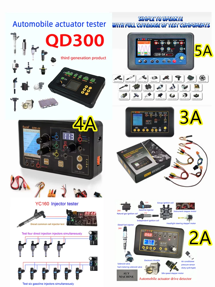 Car Auto Ignition Coil Tester Car Idle Stepping Motor Solenoid Valve CRIN CRDI Injector Actuator Fault Detector Driver QDB
Car Auto Ignition Coil Tester Car Idle Stepping Motor Solenoid Valve CRIN CRDI Injector Actuator Fault Detector Driver QDB