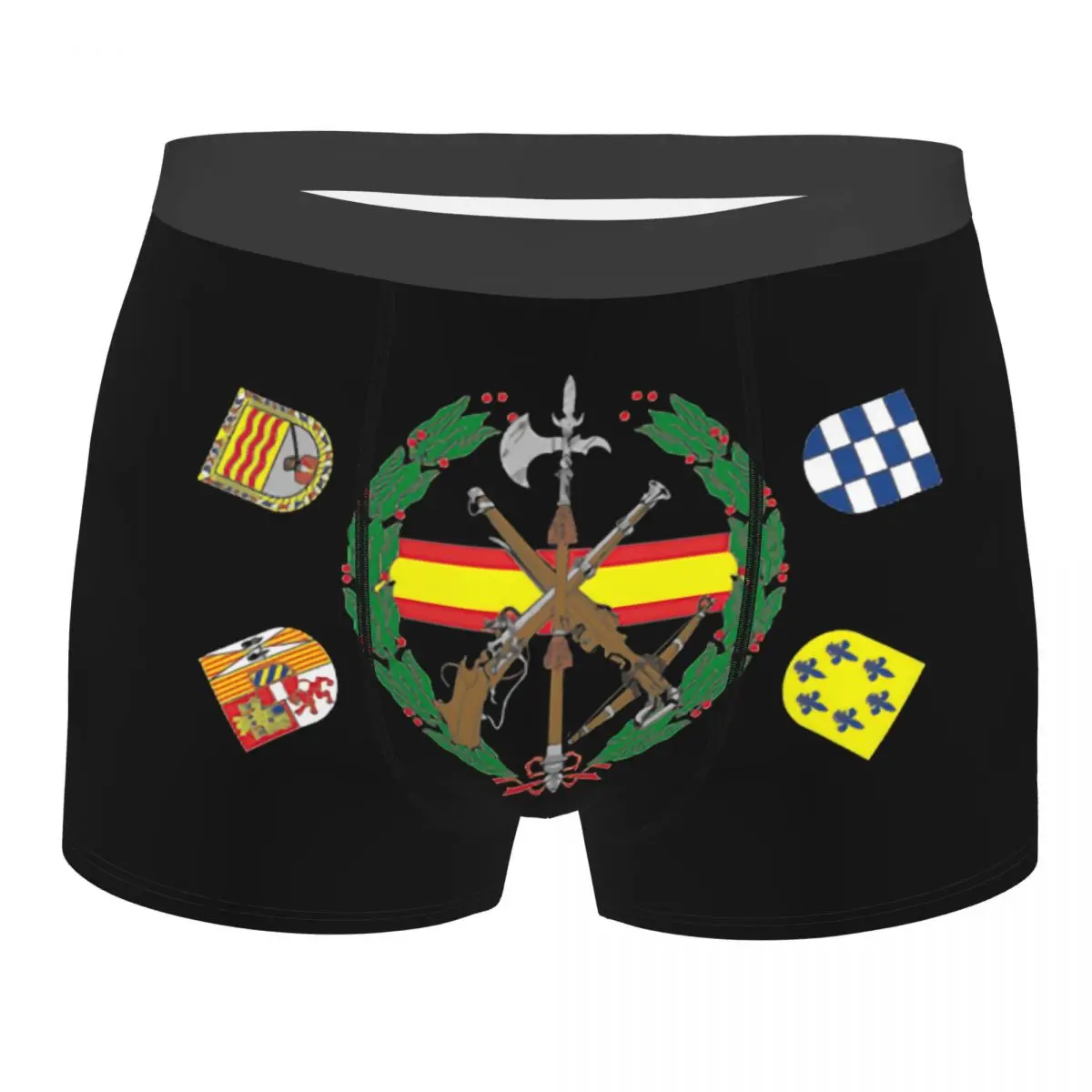 Custom Spanish Legion Underwear Men Breathbale Spain Coat of Arms Boxer Briefs
Custom Spanish Legion Underwear Men Breathbale Spain Coat of Arms Boxer Briefs